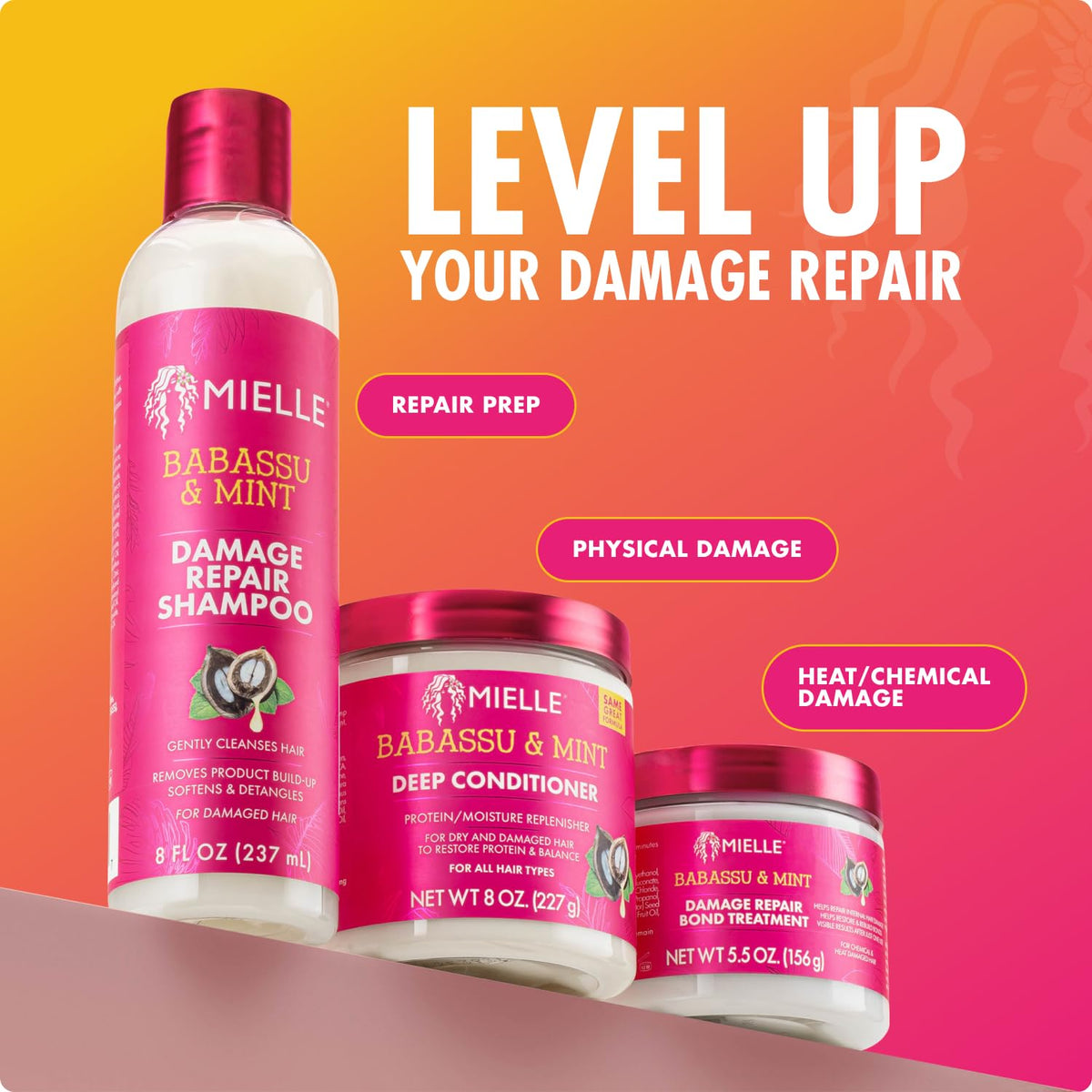 Mielle Organics Babassu & Mint Deep Conditioner texture close-up