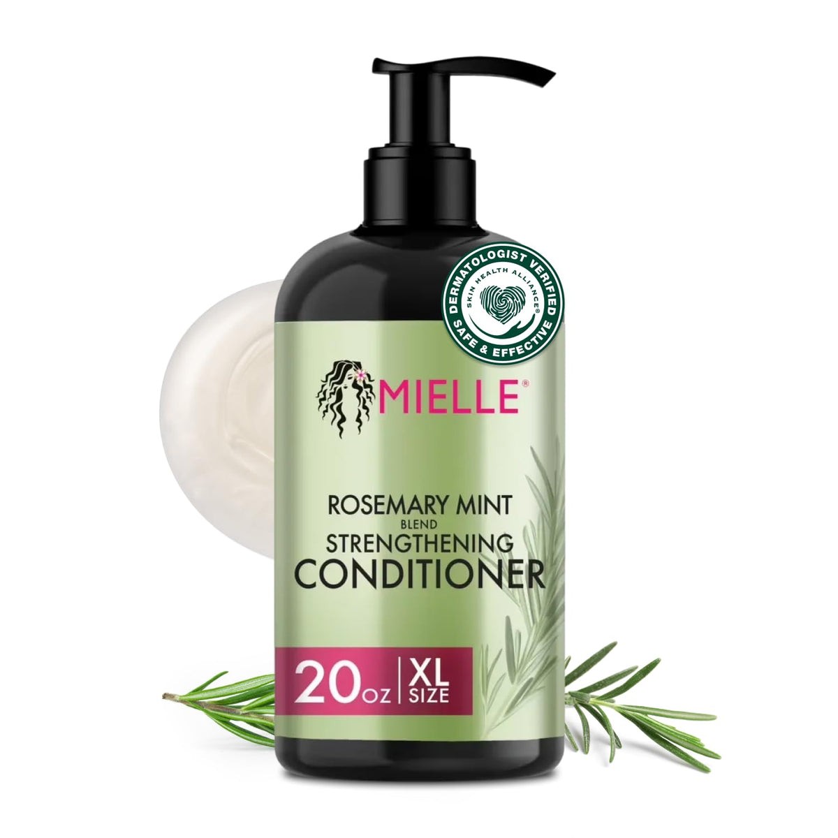 Mielle Organics Rosemary Mint Strengthening Conditioner 20 oz front view