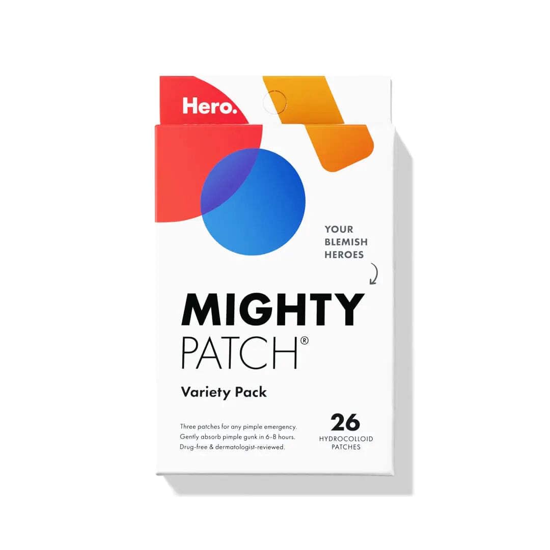Mighty Patch variety pack of acne pimple patches front view