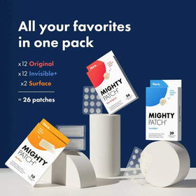 Mighty Patch variety pack showing all patch types