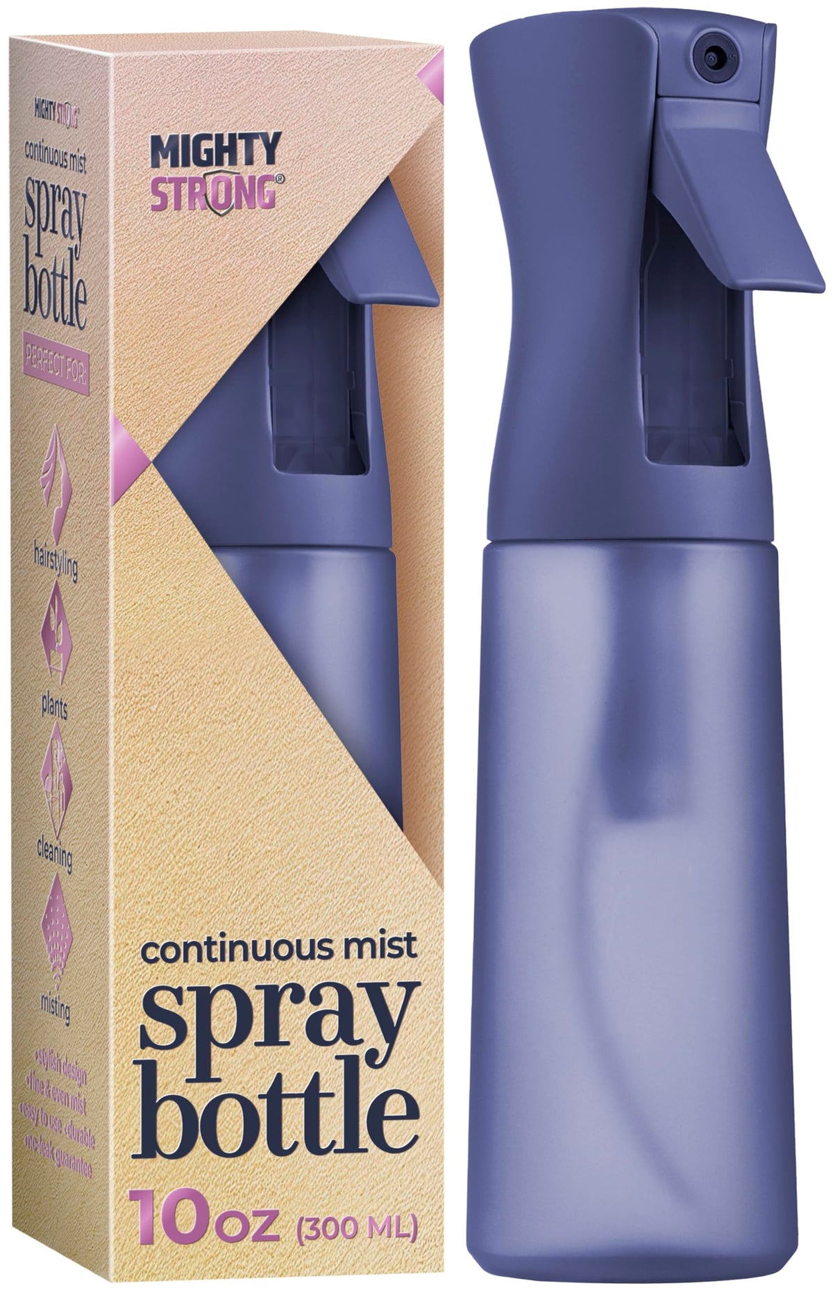 MIGHTY STRONG 10 OZ Continuous Spray Bottle front view