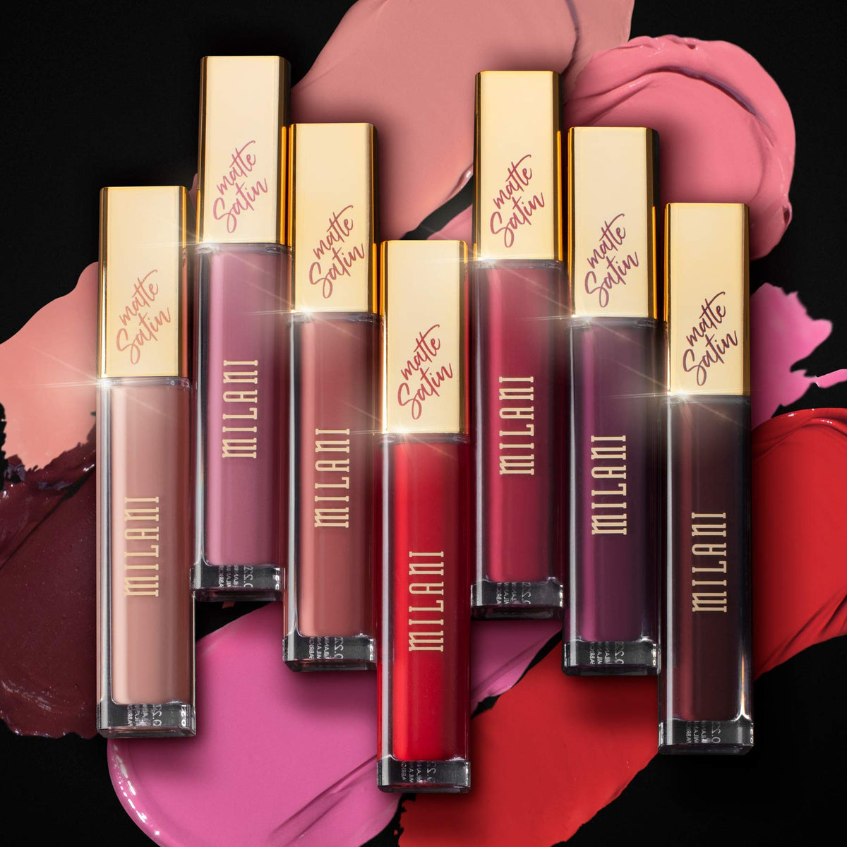 Milani Amore Satin Matte Lip Crème Lavish lifestyle shot