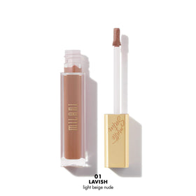 Milani Amore Satin Matte Lip Crème Lavish on lips