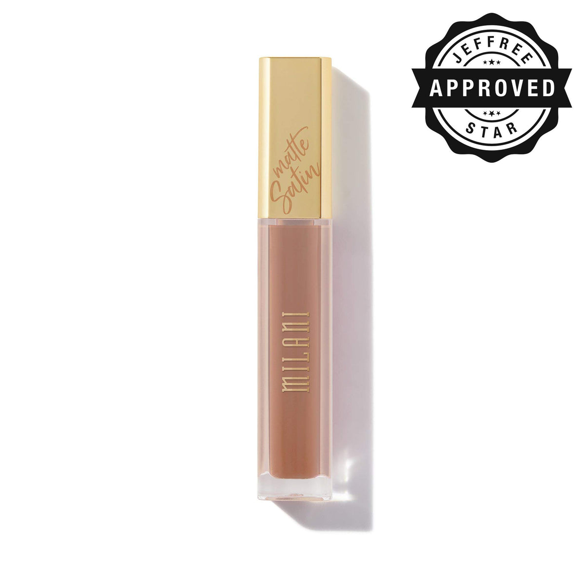 Milani Amore Satin Matte Lip Crème Lavish swatch on skin