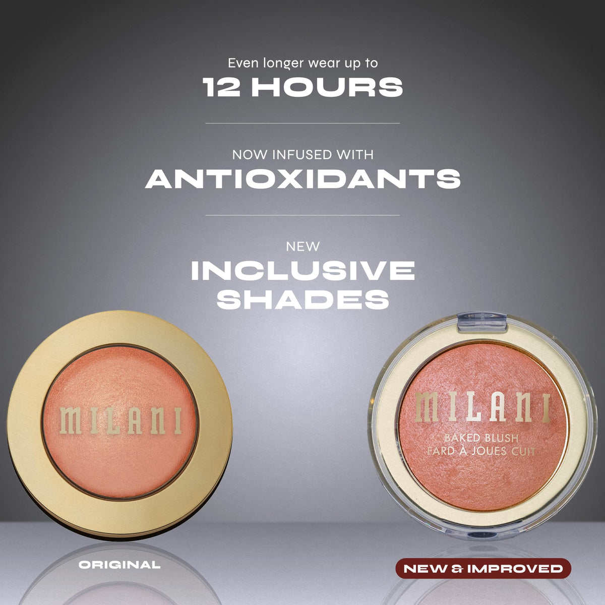 Milani Baked Blush Berry Amore on vanity table