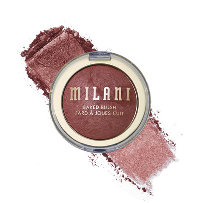 Milani Baked Blush Granita Glow front view with packaging