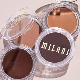 Milani Cheek Kiss Cream Bronzer Spicy Season with brush
