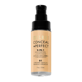 Milani Conceal + Perfect 2-in-1 Foundation + Concealer 01-Creamy Vanilla side view