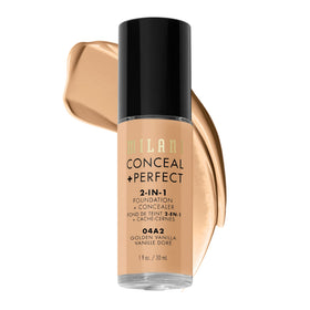 Milani Conceal + Perfect 2-in-1 Foundation + Concealer 04A2-Golden Vanilla front view