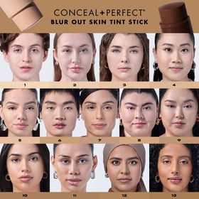 Milani Conceal + Perfect Blur Out Skin Tint Foundation 01-Very Fair Neutral texture swatch
