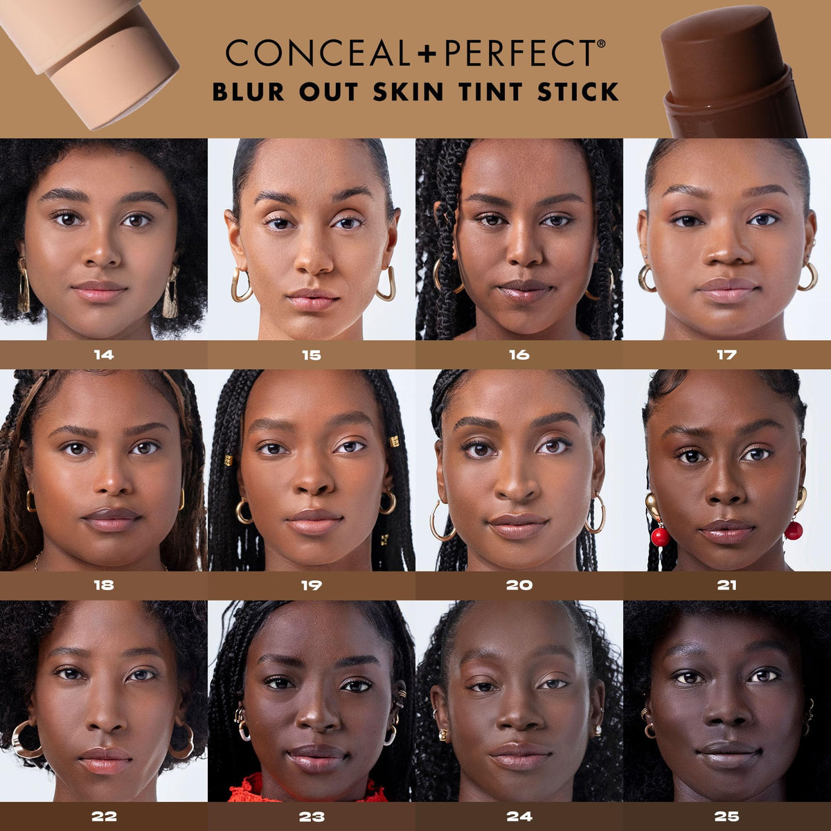 Milani Conceal + Perfect Blur Out Skin Tint Foundation 18-Deep Red texture close-up