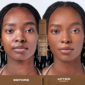 Milani Conceal + Perfect Blur Out Skin Tint Foundation 19-Deep Warm Golden shade range
