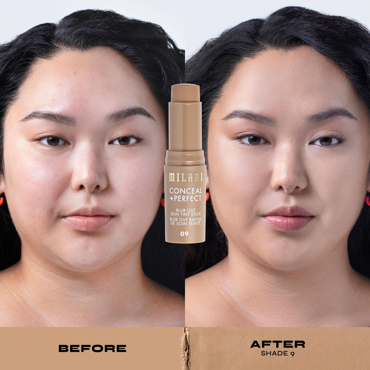 Milani Conceal + Perfect Blur Out Skin Tint Foundation texture close-up