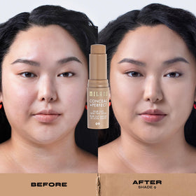 Milani Conceal + Perfect Blur Out Skin Tint Foundation texture close-up