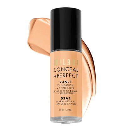 Milani Conceal + Perfect Foundation + Concealer 02A2 front view