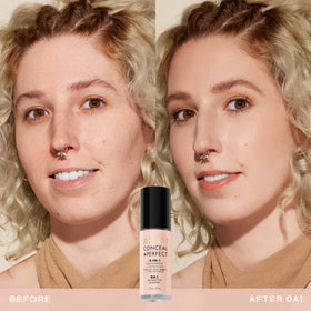 Milani Conceal + Perfect Foundation + Concealer 0A1 Alabaster packaging