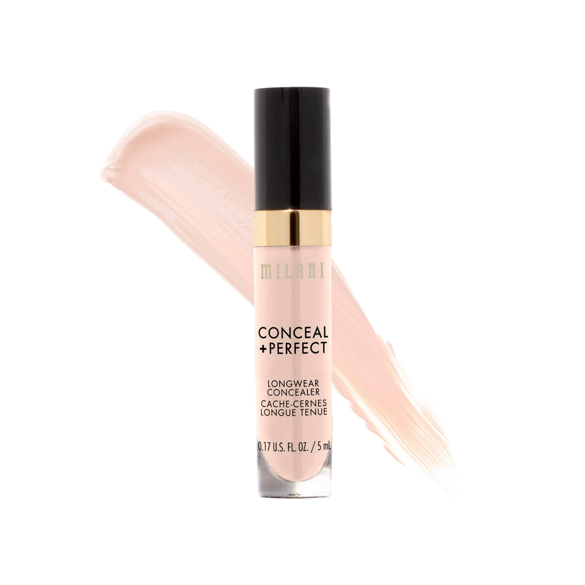 Milani Conceal + Perfect Longwear Concealer Ivory Rose front view