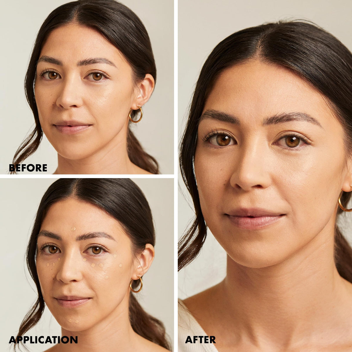 Milani Conceal + Perfect Longwear Concealer Pure Ivory on skin swatch