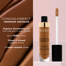 Milani Conceal + Perfect Longwear Concealer Pure Ivory side view