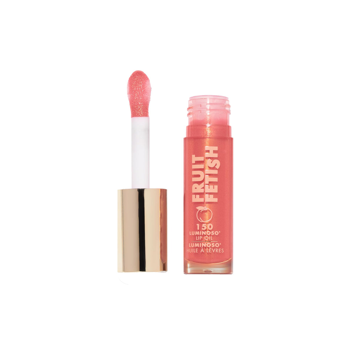 Milani Fruit Fetish Lip Oil Luminoso swatch on skin