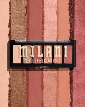 Milani Gilded Mini Eyeshadow Palette showing 6 shades