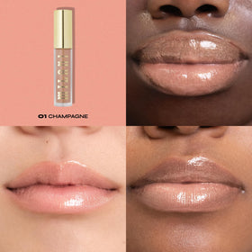 Milani Keep It Full Lip Plumper Champagne applicator close-up