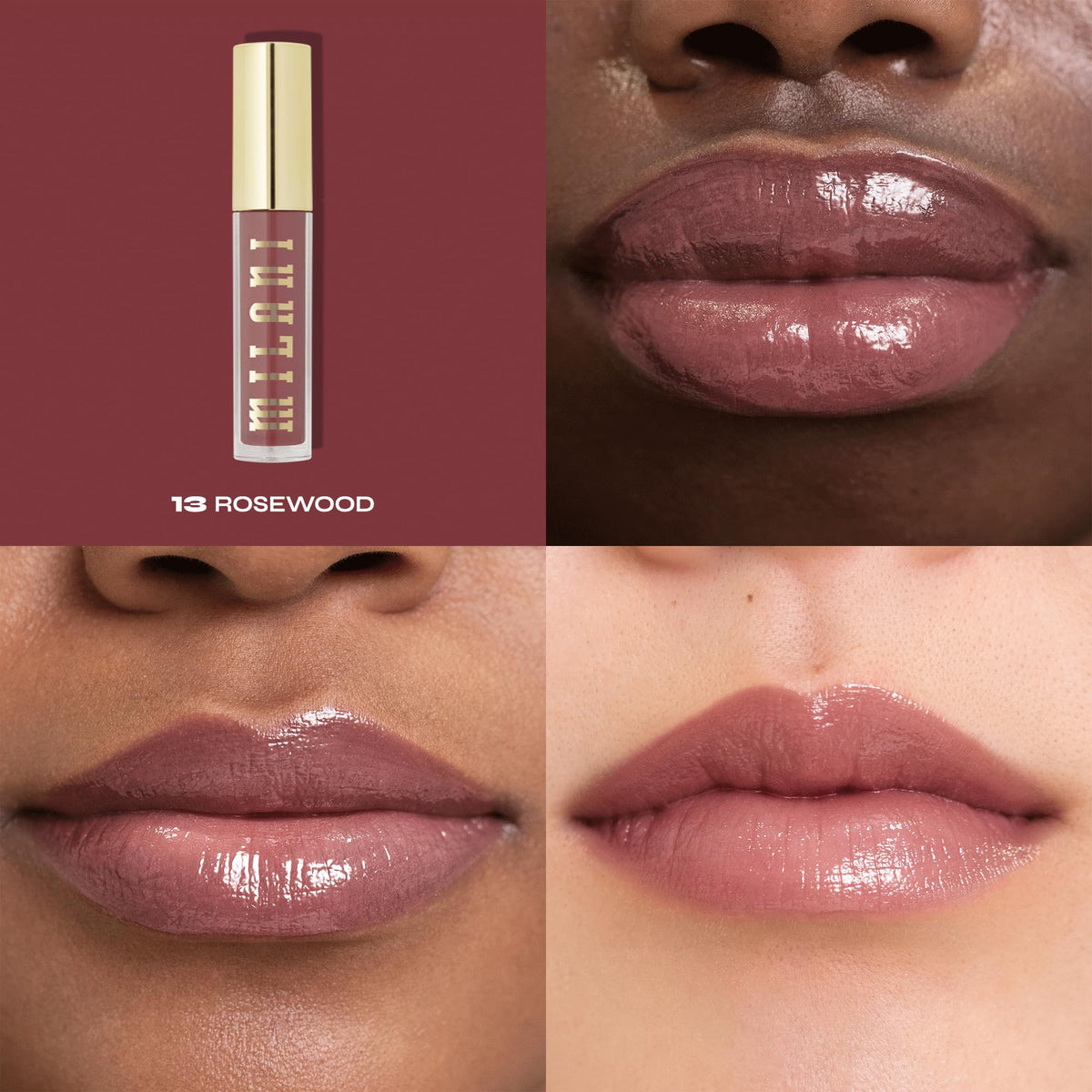 Milani Keep It Full Nourishing Lip Plumper Soft Rose shade front view
