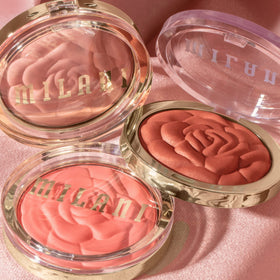 Milani Rose Blush Coral Cove display with shades