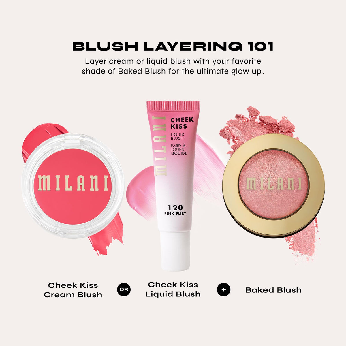 Milani Rose Blush Coral Cove in makeup setup