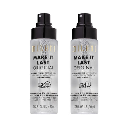 Milani Setting Spray + Primer 2-Pack front view
