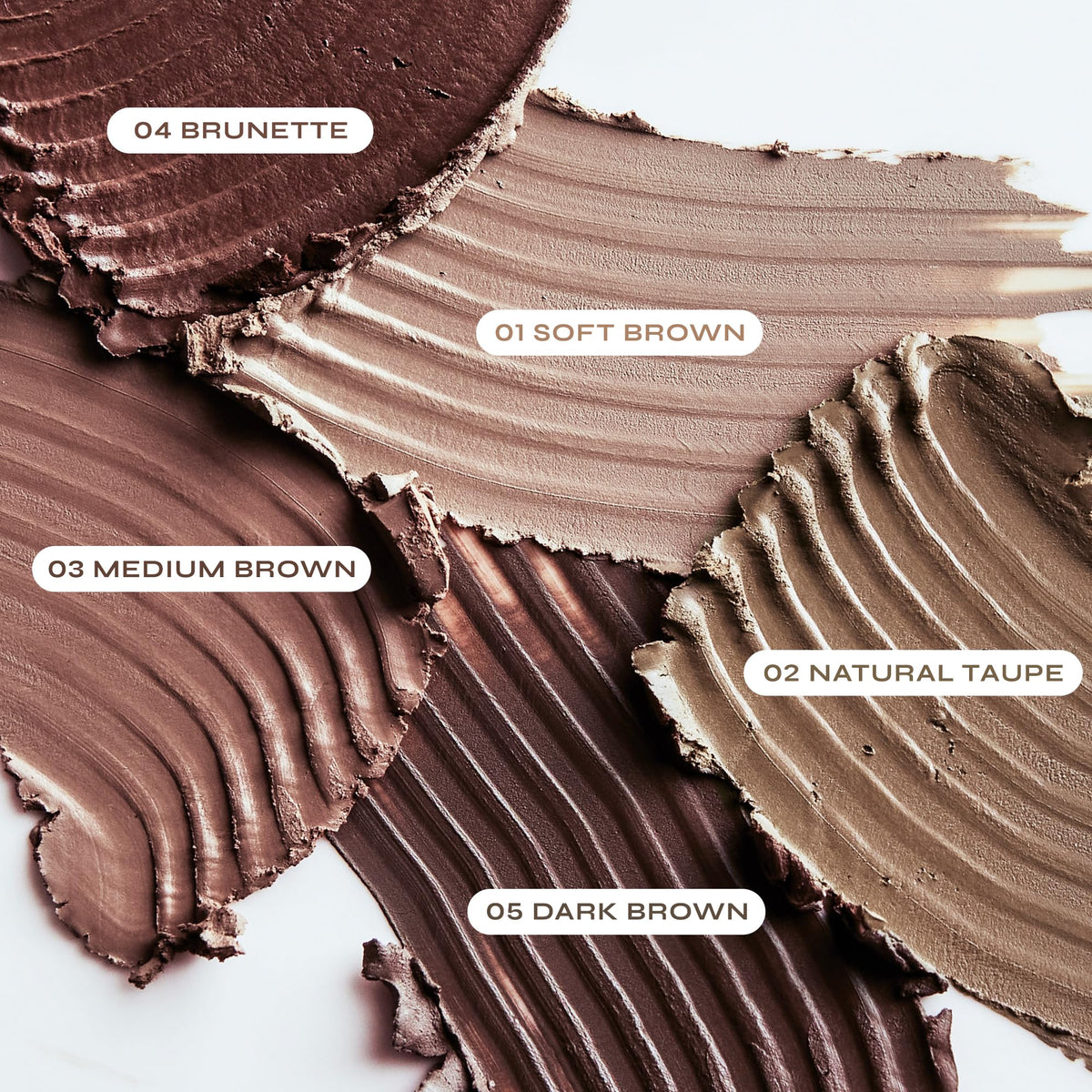 Milani Stay Put Brow Color Soft Brown application on brows