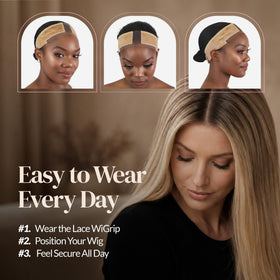 MILANO COLLECTION Wigrip Lace Wig Band adjustable feature