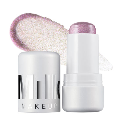 Milk Makeup Cooling Water Jelly Shimmer Stick Boba Violet Blue front view