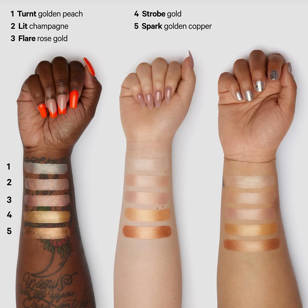 Milk Makeup Highlighter Stick swatch on skin