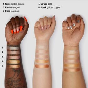 Milk Makeup Highlighter Stick swatch on skin