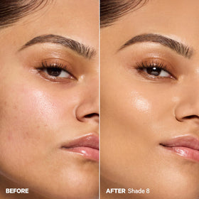 Milk Makeup Hydro Grip Hydrating Gel Skin Tint with makeup tools