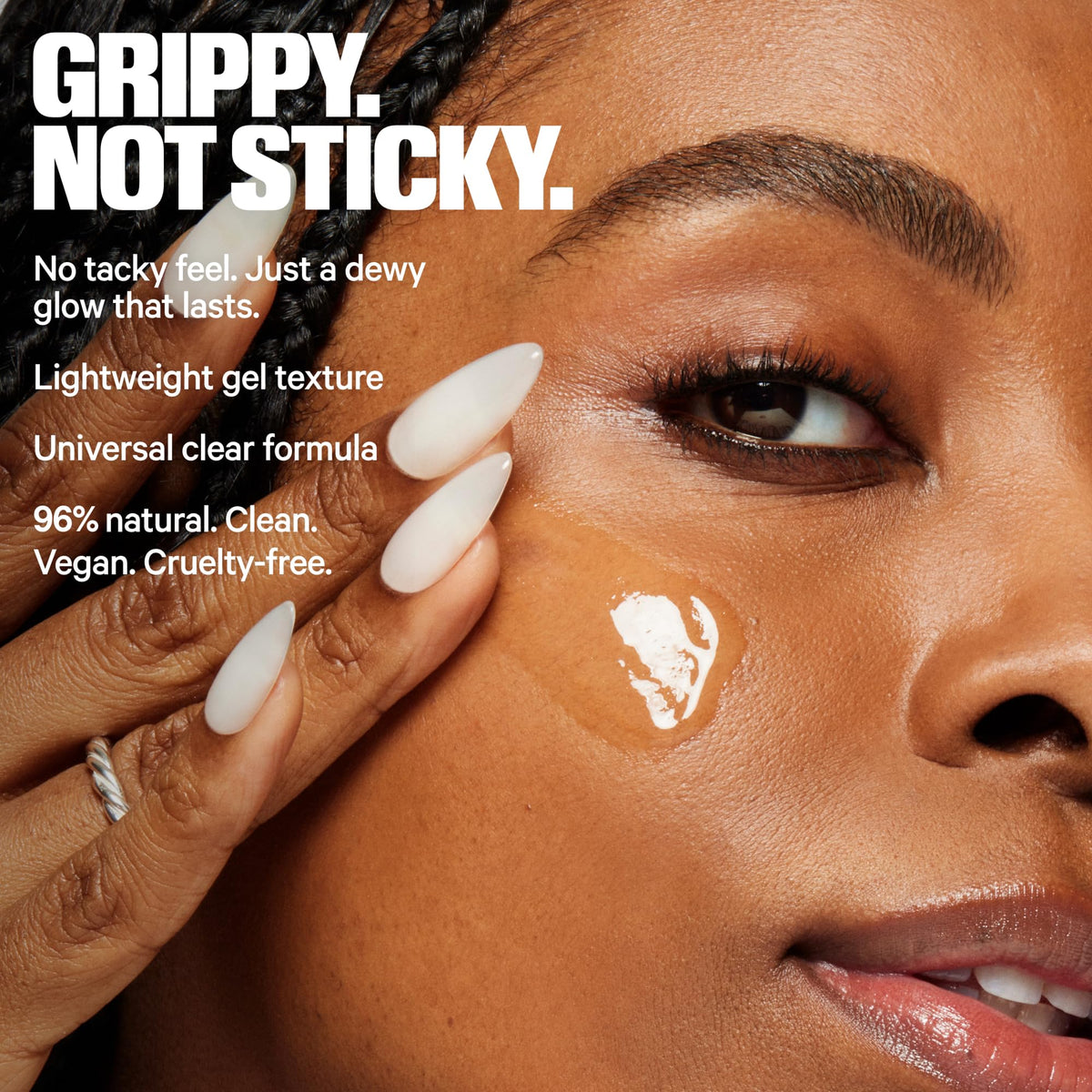 Milk Makeup Hydro Grip Primer application on skin