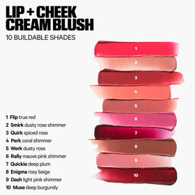 Milk Makeup Lip + Cheek Stick Deep Plum on vanity
