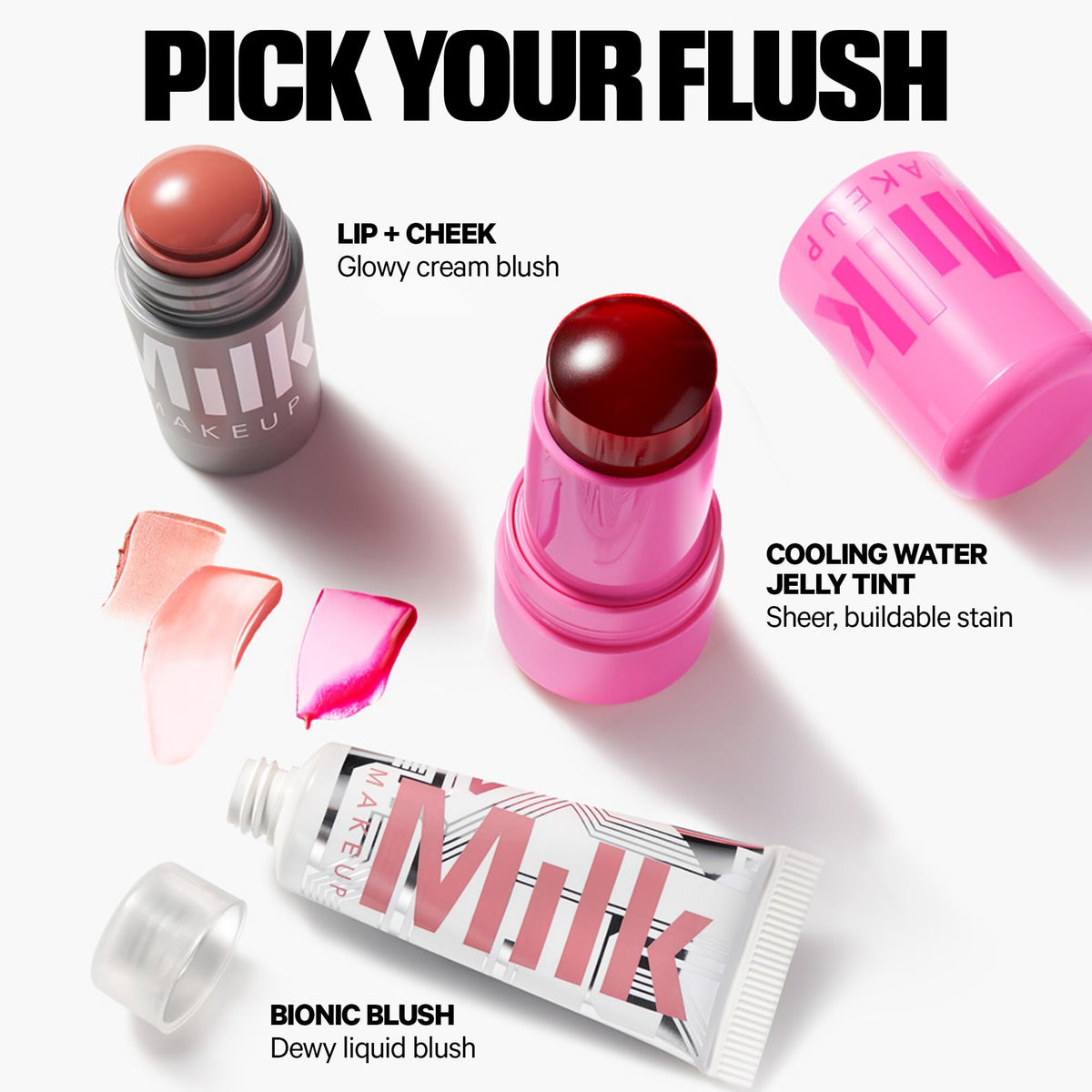 Milk Makeup Lip + Cheek Stick open showing product inside