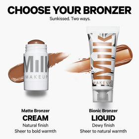 Milk Makeup Matte Bronzer Stick close-up of texture