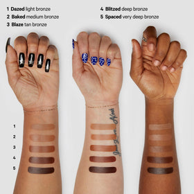 Milk Makeup Matte Bronzer Stick lifestyle scene with makeup