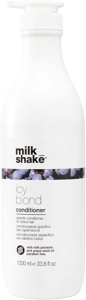 milk_shake Icy Blond Conditioner 33.8 fl oz front view with packaging