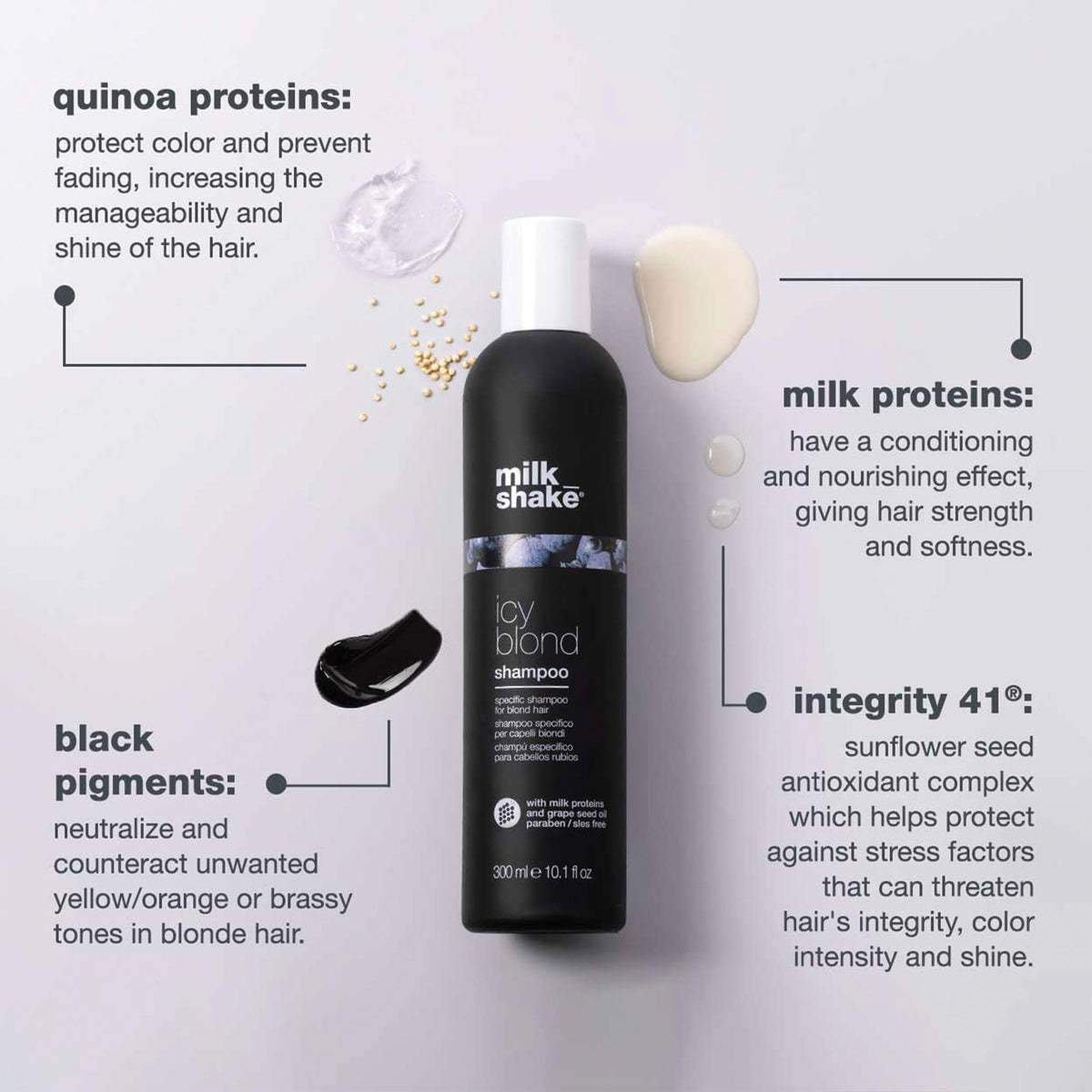 milk_shake Icy Blond Shampoo 1000ml side view