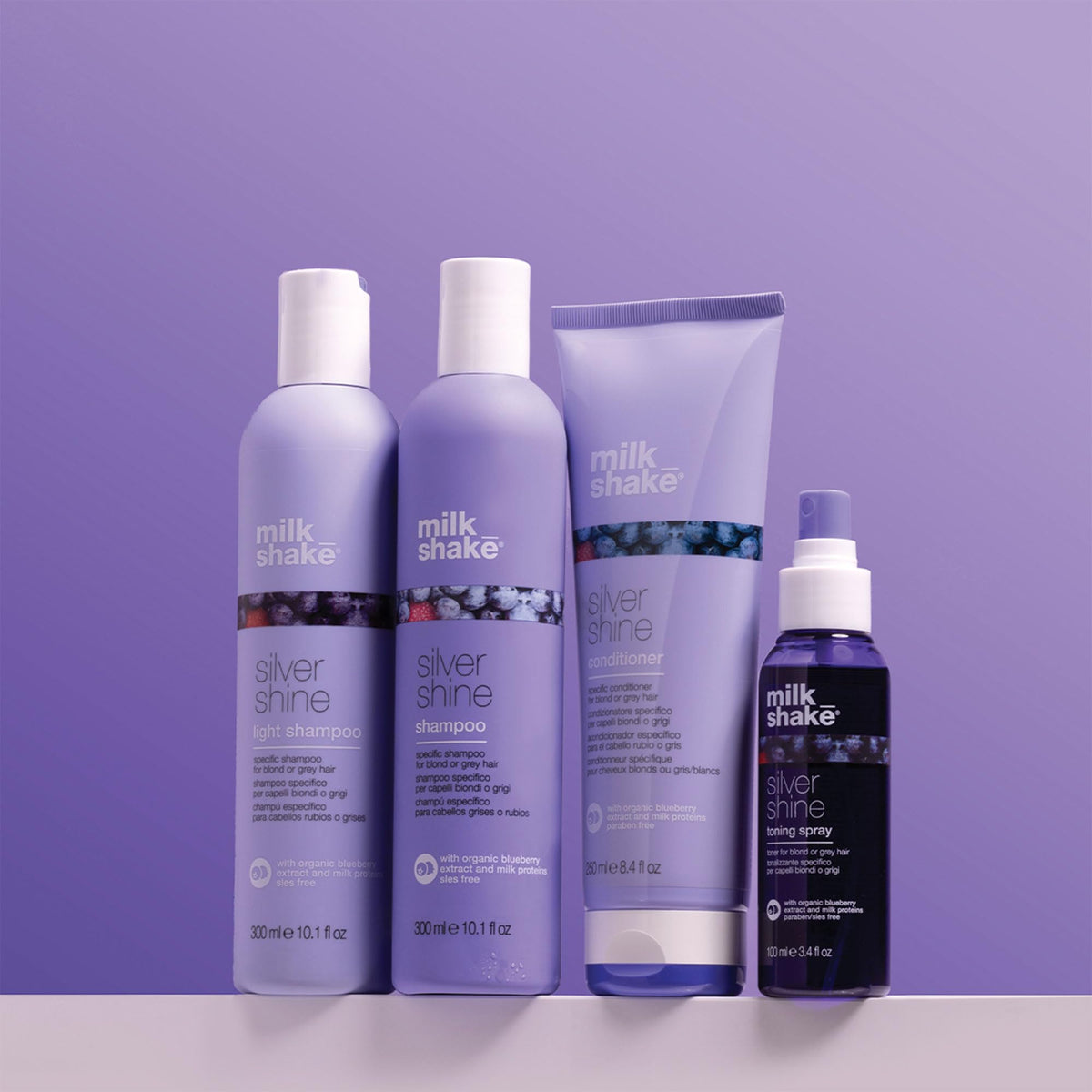milk_shake Silver Shine Shampoo in use on hair
