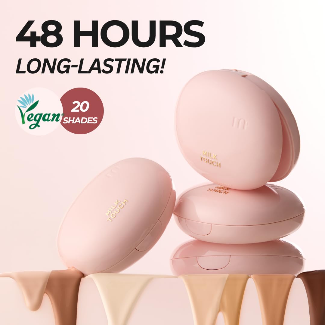 MILKTOUCH Cushion Foundation compact open showing foundation