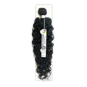 MilkyWay Organique Hawaiian Curl 24" hair extension in 1B colour, front view