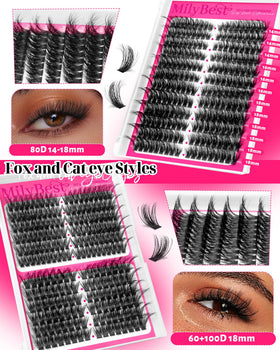 MilyBest eyelash makeup remover bottle