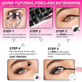 MilyBest lash glue with black bond and white seal