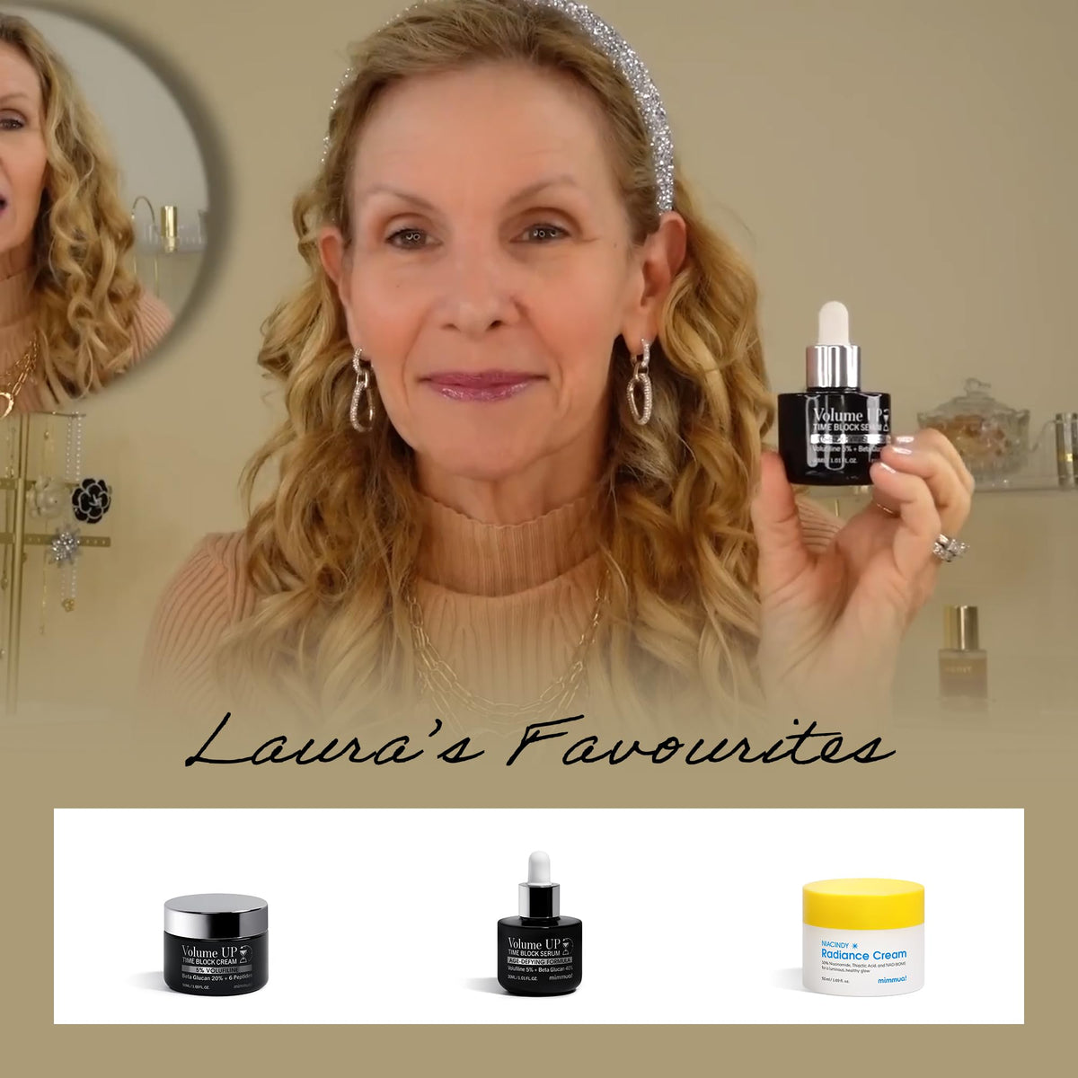 mimmua! Kojic Acid Turmeric Cleansing Crème on bathroom shelf