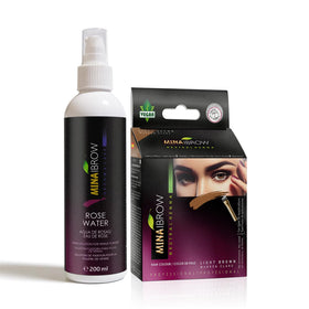 MinaiBrow Henna Tint Kit packaging front view